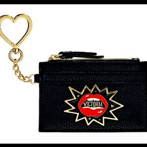 Victoria’s Secret Card Case Wallet Keychain NEW
